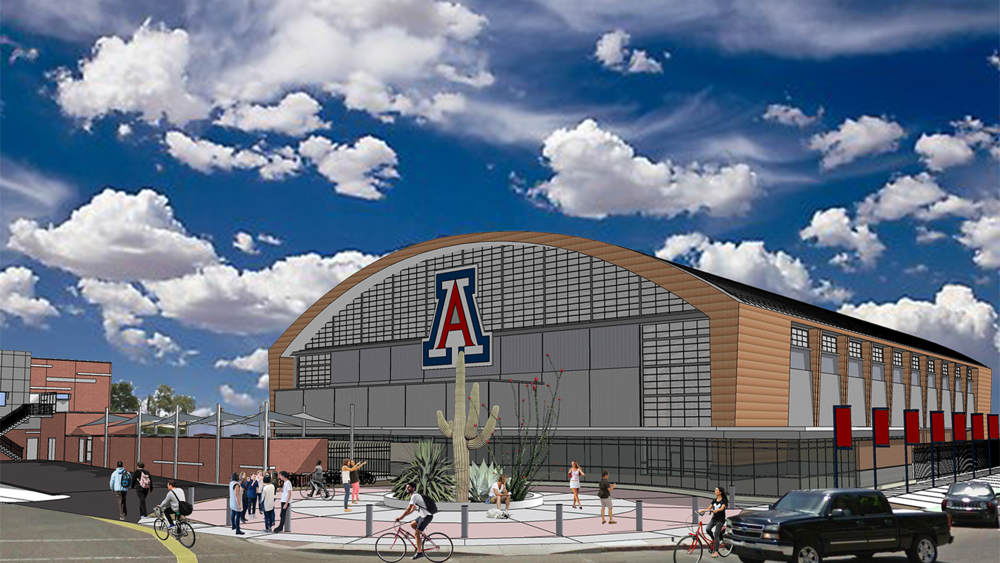 First look: Design options for Arizona's new indoor sports center include room for football practice, more